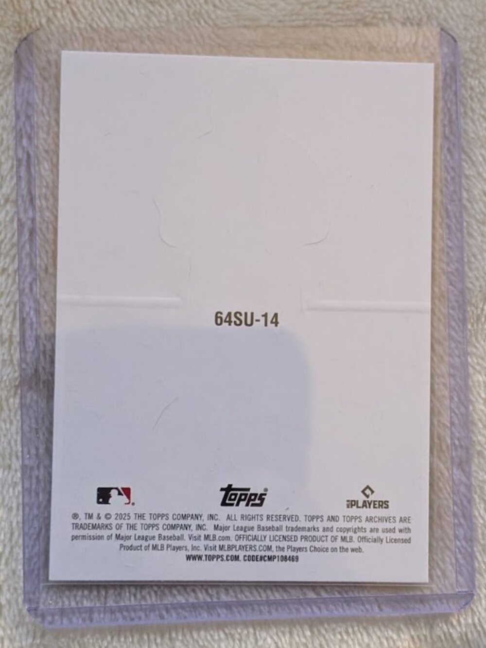 O1 2025 TOPPS Archives (1964) Yoshinobu Yamamoto #64SU-14 - Picture 3 of 3